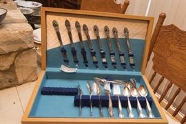 Community Plate Ballad Pattern Flatware. 50pc.: $90.00.