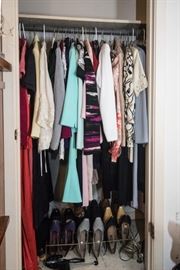 ALL Clothes and Shoes In This Closet:  $8.00ea.  Clothes:  Size 6-8, Shoes:  8 Small or 8 Narrow. 
