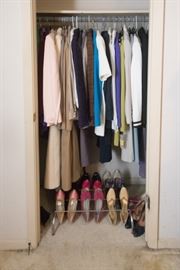 ALL Clothes and Shoes in This Closet:  $8.00ea.  Clothes:  Size 6-8, Shoes: 8 Narrow.