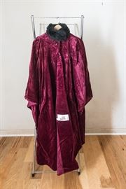 Claret Velvet Opera Coat:  $75.00