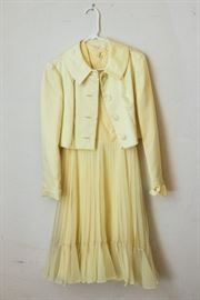 Vintage Yellow Party Dress:  $12.99 (as is)