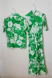 Hawaii Nei Set.  Jump Suit and Shirt:  $75.00