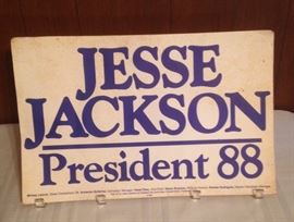 Jesse Jackson President: 2 Available: $4.00ea.
