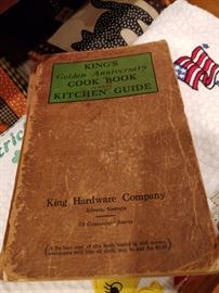 Vintage cookbook Kings golden anniversary cookbook King Hardware Company Atlanta Georgia