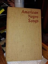 American Negro songs 1940 book