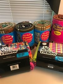 New Fleece Throw Kits