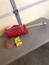 SpongeBob Squarepants Golf Balls, plus MOJO golf balls, and ball picker.