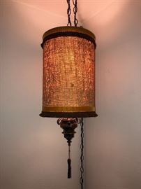 Vintage hanging light 
