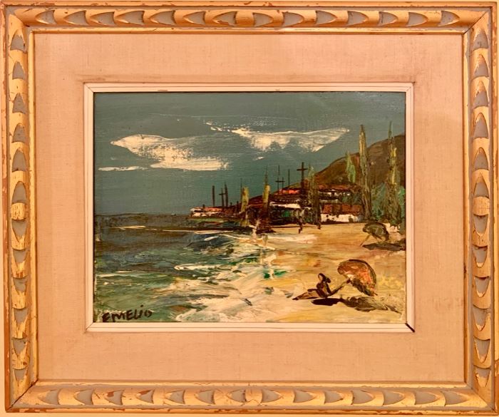 "Beach" Oil Painting, by Emelio