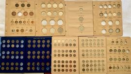 Collection includes Indian Head Pennies, Flying Eagles, Half Cents, Large Cents,  Roosevelt Dimes, 