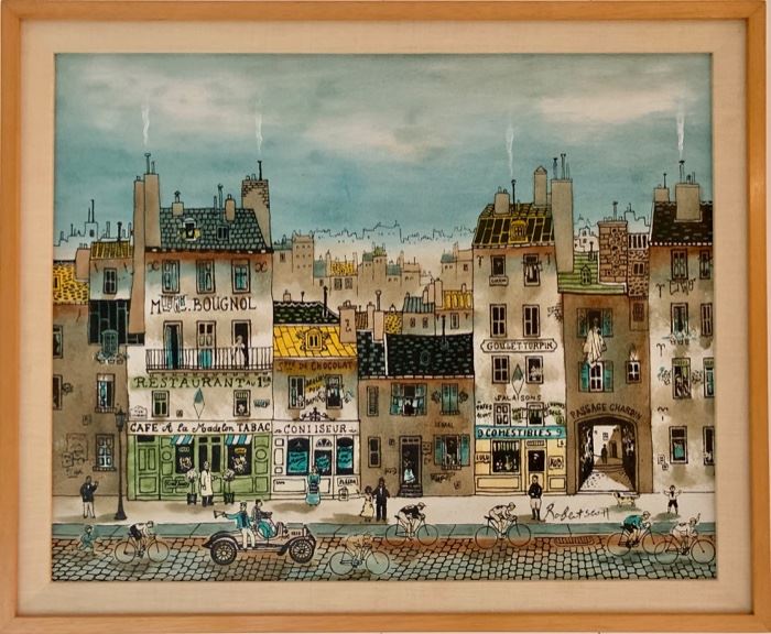French Street Scene by Robertson