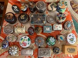 A Sample of the Variety of Small Boxes (Many Unused)....Think "Tiny Treasure Holders" or "Party Favors" or "Gifts for Brides, Grooms, Moms, Dads, or Grads"