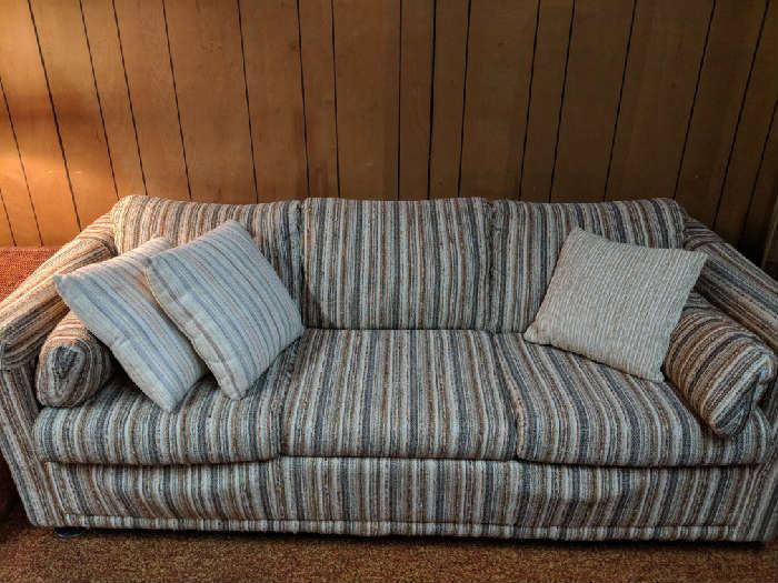 $20   stripe hide a bed sofa