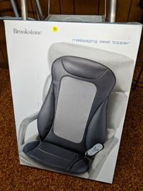 Brookstone massaging seat cushion.
