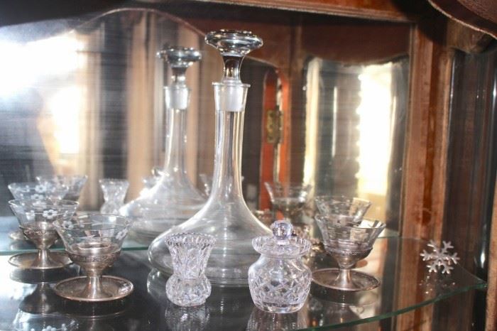 Decanter and Cordial Glasses