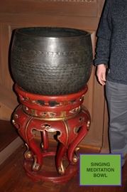 Singing Meditation Bowl and Stand