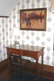 Desk, Chair and Art