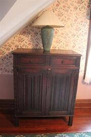 Cabinet and Lamp