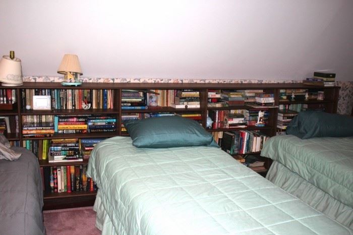 Beds, Books and Shelves