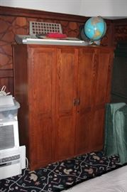 Wood Storage Closet