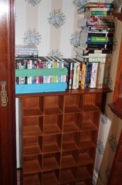 Books & DVDs with Cubby Cabinet
