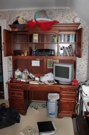 Desk and Hutch