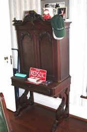 Antique Writing Desk with Hutch