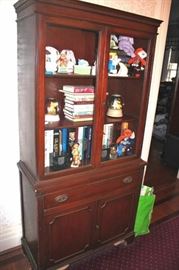 Hutch, Books and Decorative Items