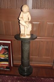 Statuary and Pedestal