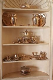Silver Napkin Holders, and Decorative Items