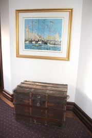 Antique Trunk and Art