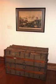 Antique Trunk and Art