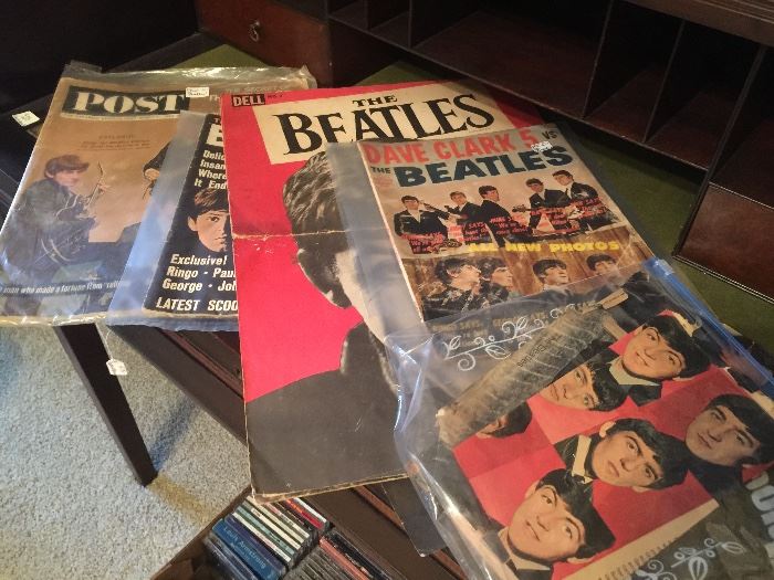 Beatles memorabilia.