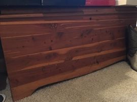 Cedar chest.