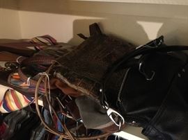 Name brand handbags.