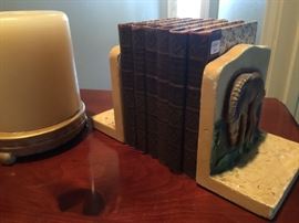 Vintage bookends.