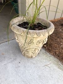 2- very large planters - very nice ans heavy