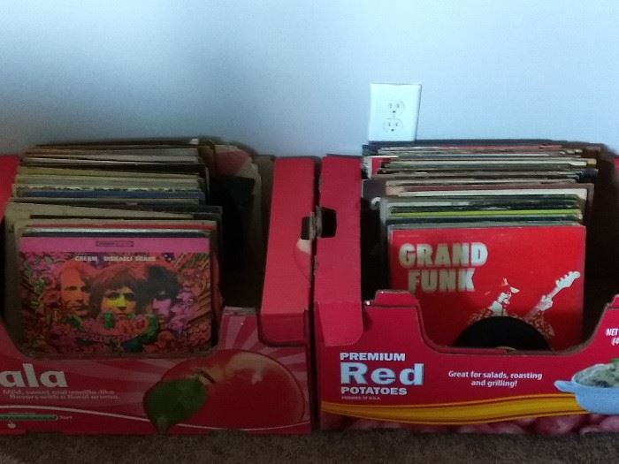 lots of 60's and 70's records!!