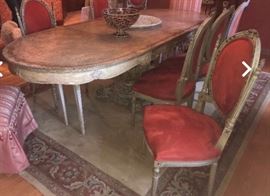 ANTIQUE DINING TABLE 