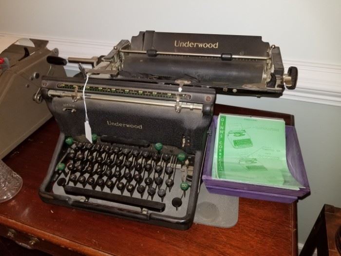antique Underwood typewriter