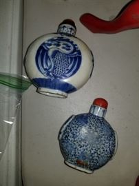 antique Chinese snuff bottles