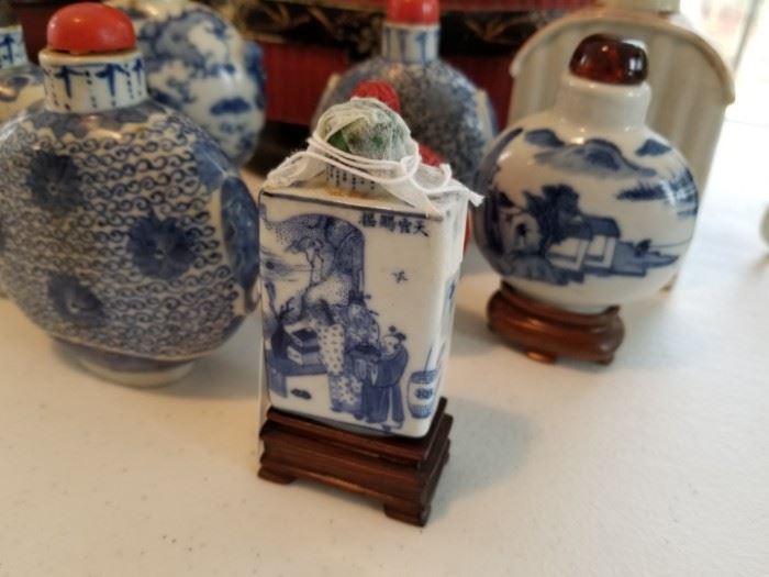 antique Chinese snuff bottles