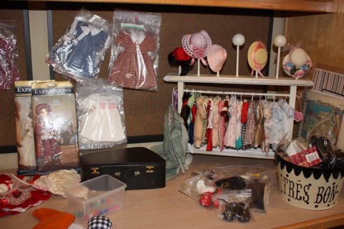 Just a fraction of the hundreds of DARLING DOLL CLOTHES!