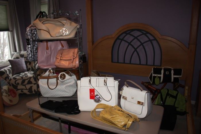 More purses, many with tags