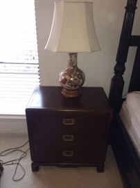 one of a pair of nightstands