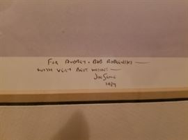 Wall art, personalized by artist Joe Sims