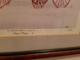 Wall art, personalized by artist Joe Sims