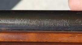 Rifle maker's mark