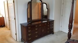 Dresser with mirror