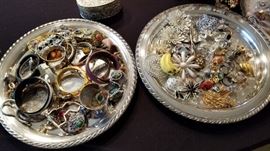 Just a small showing of the costume jewelry in this sale. 